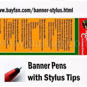 banner stylus pen, flyer stylus,banner stylus,