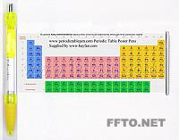 periodic table flag pens