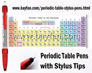 periodic table stylus pens with 2015 newest periodic table of elements